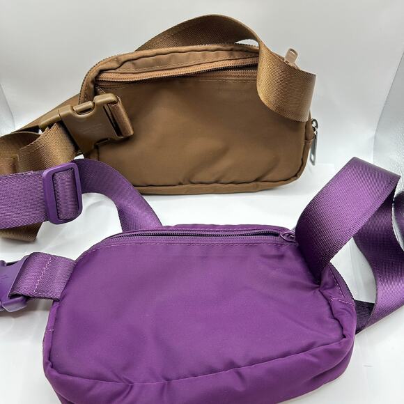 2 Pander Cross Body Fanny Pack Crossbody Bags Belt Bag w Adjustable Strap - Picture 7 of 12